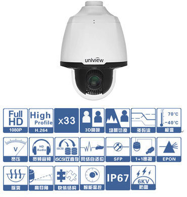 HIC6621EX33 高清快球网络摄像机